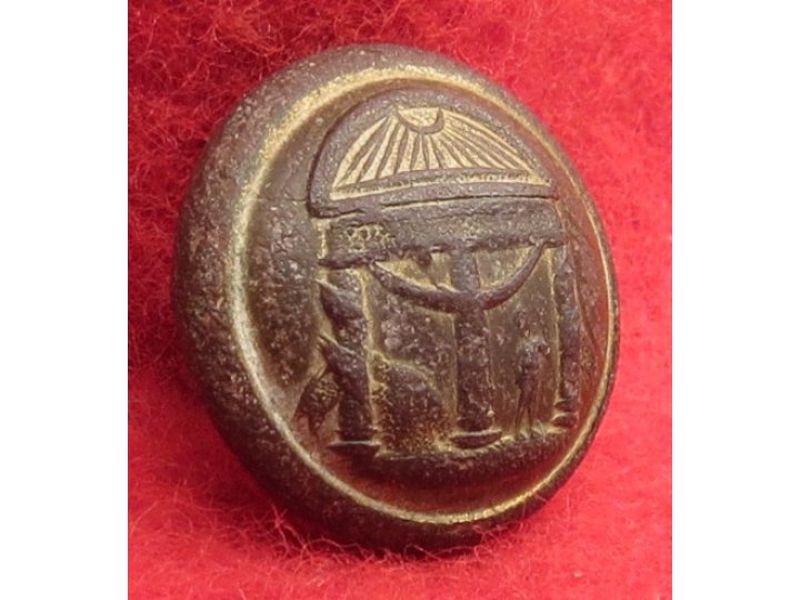 Georgia State Seal Cuff Button