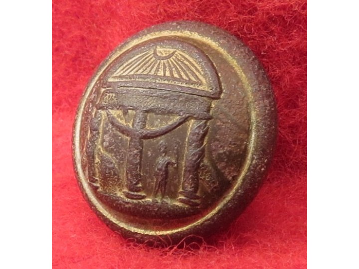 Georgia State Seal Cuff Button