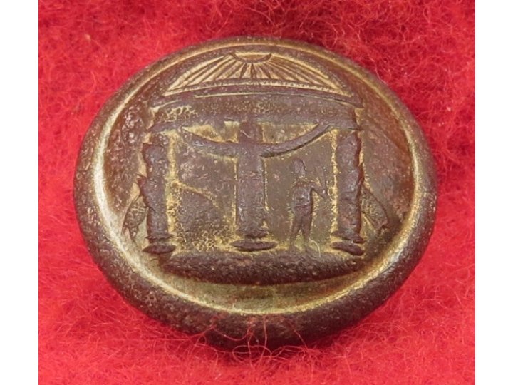 Georgia State Seal Cuff Button