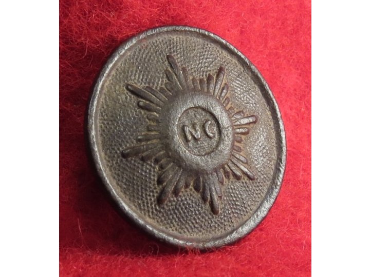 North Carolina Sunburst Button - NC 14 - Scarce 17 MM Size