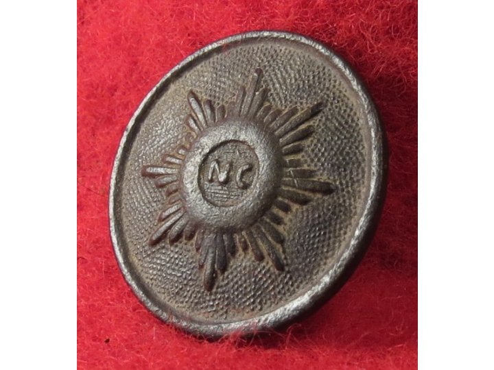 North Carolina Sunburst Button - NC 14 - Scarce 17 MM Size