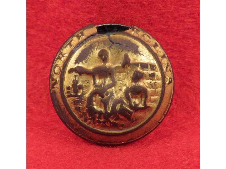 North Carolina State Seal Coat Button