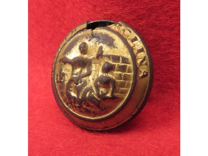 North Carolina State Seal Coat Button