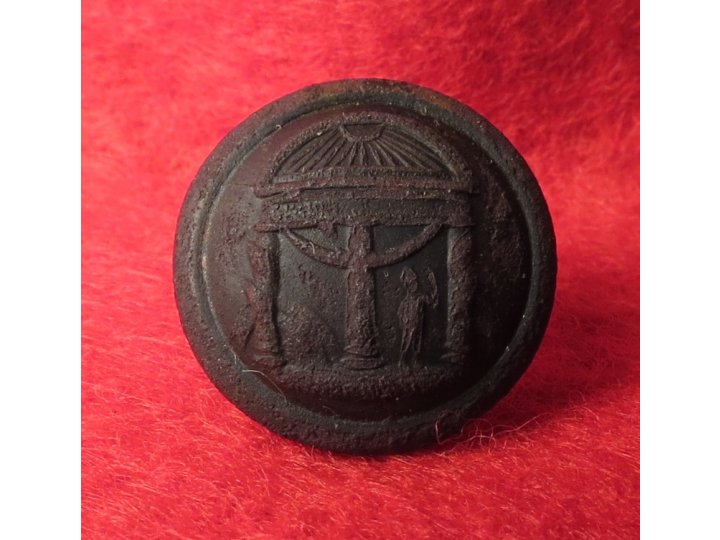 Georgia State Seal Cuff Button 