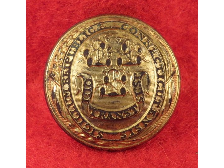  Connecticut State Seal Coat Button 