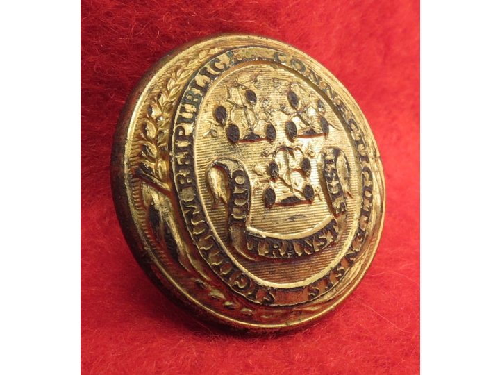  Connecticut State Seal Coat Button 