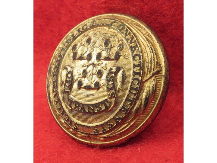  Connecticut State Seal Coat Button 