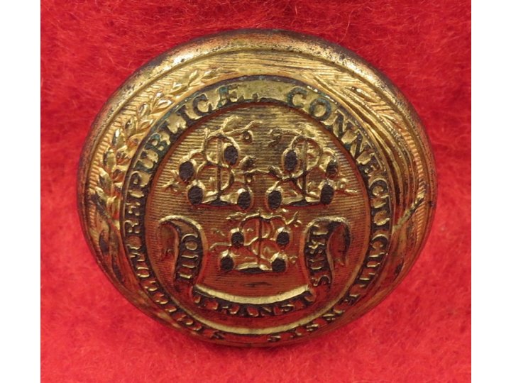  Connecticut State Seal Coat Button 