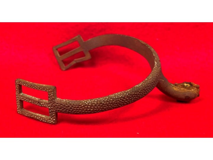 Federal Cavalry Spur - Stippled Brass