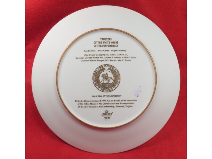 Museum of the Confederacy Commemorative Plate