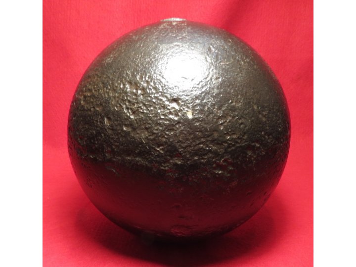 US 8 inch Shell with US Army Seacoast Defense Watercap Fuse