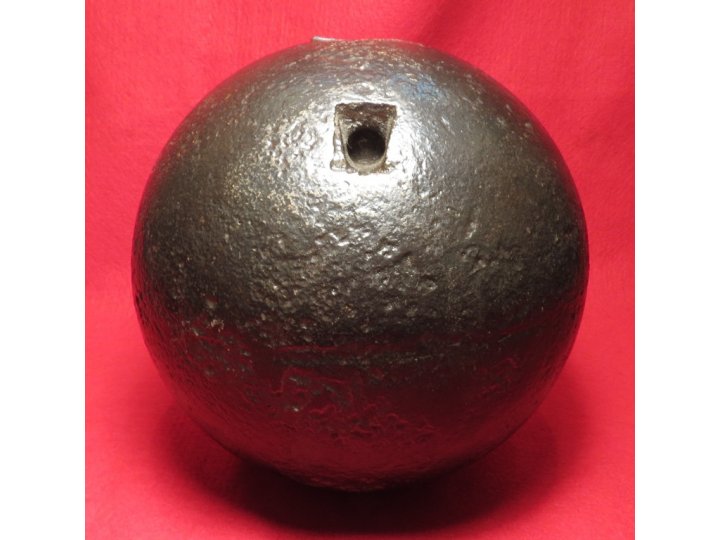 US 8 inch Shell with US Army Seacoast Defense Watercap Fuse