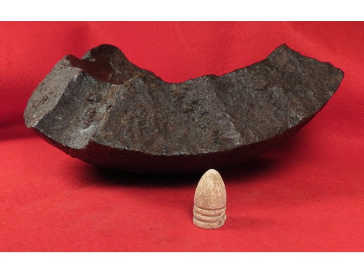 Huge Artillery Fragment from Eight Inch Mortar Shell