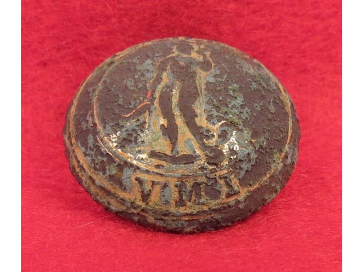 Rare VMI - Virginia Military Institute Cadet Coat Button - Appomattox