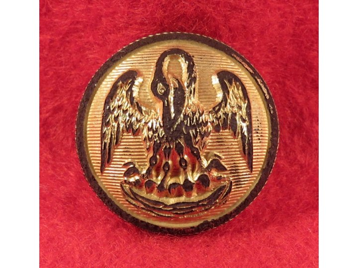 Louisiana State Seal Coat Button