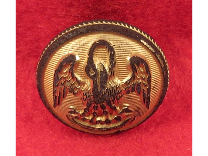 Louisiana State Seal Coat Button