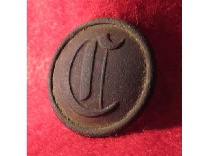 Confederate Script Cavalry Coat Button - High Quality