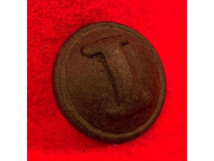 CONFEDERATE INFANTRY - CAST "I" BUTTON