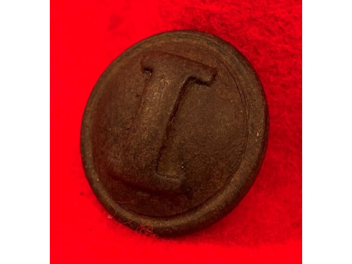 CONFEDERATE INFANTRY - CAST "I" BUTTON