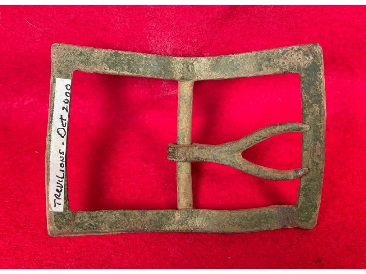 Confederate Fork Tongue Frame Buckle