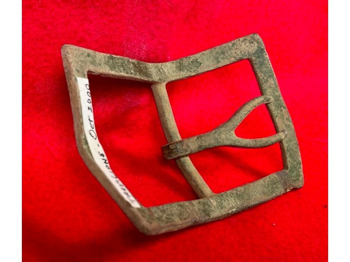 Confederate Fork Tongue Frame Buckle