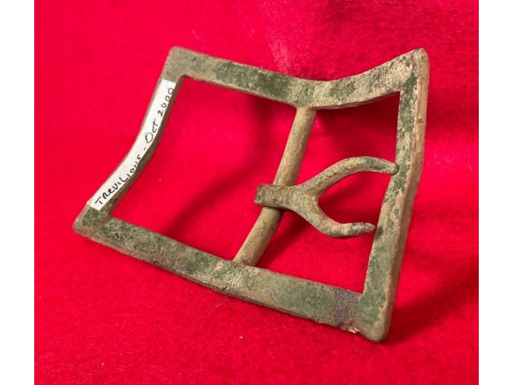 Confederate Fork Tongue Frame Buckle