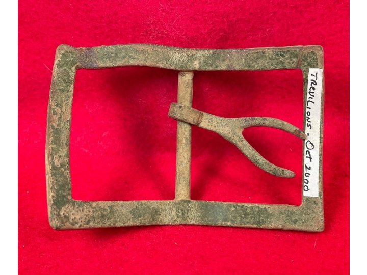 Confederate Fork Tongue Frame Buckle