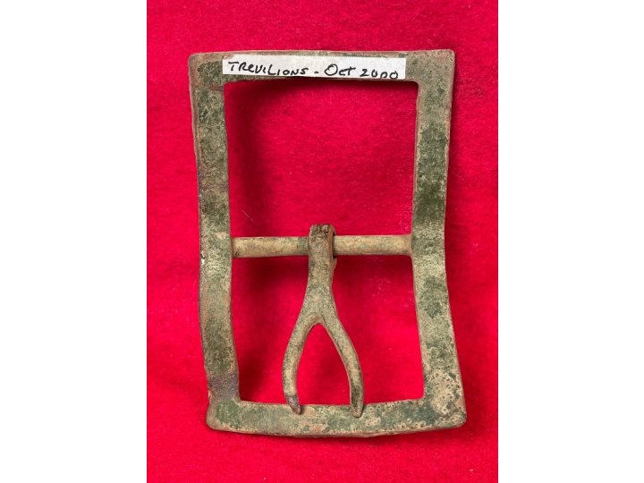 Confederate Fork Tongue Frame Buckle