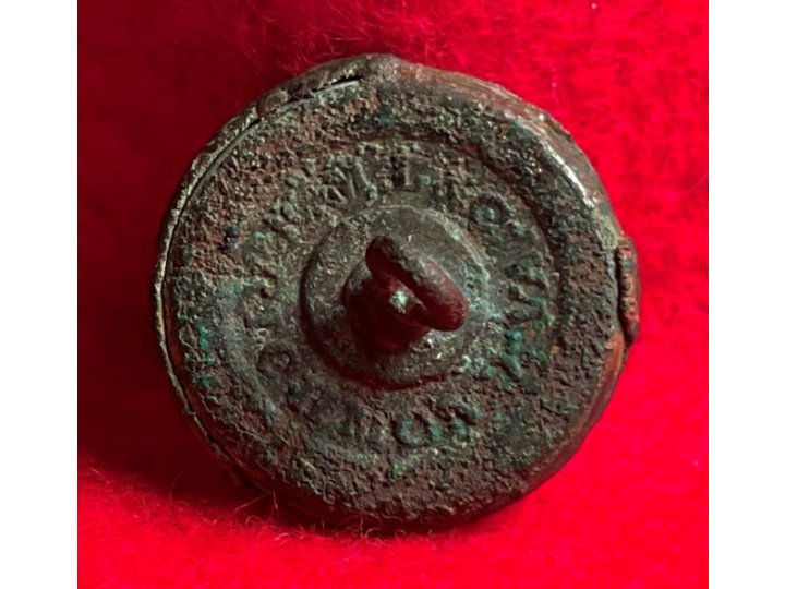 Confederate Infantry Coat Button - Richmond Backmark