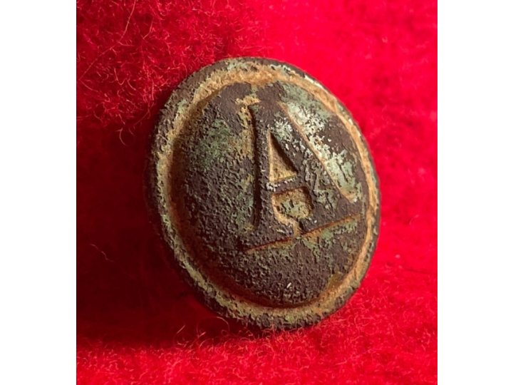 Confederate Artillery Coat Button - Richmond Manufacturer