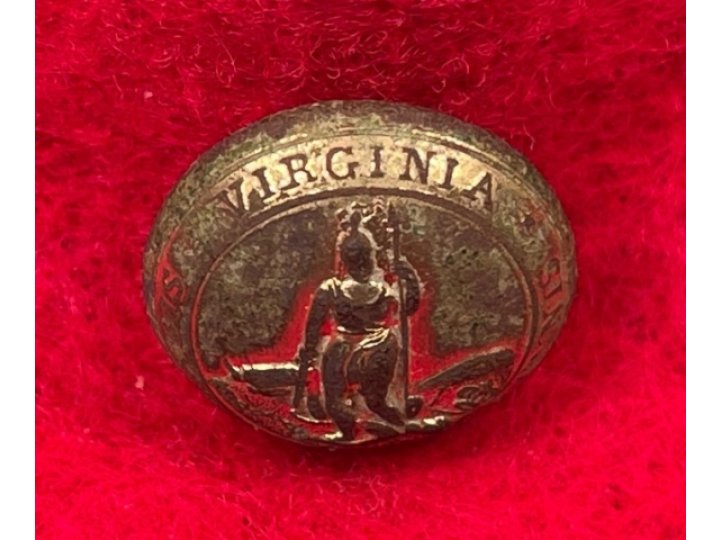 Virginia State Seal Cuff Button