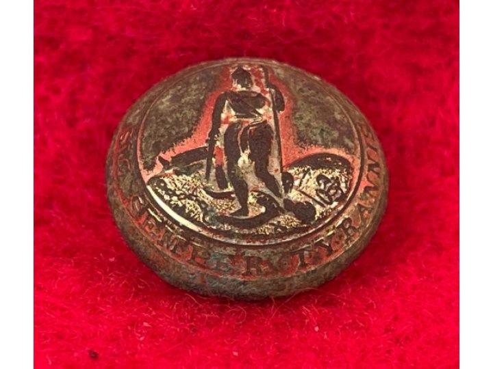 Virginia State Seal Cuff Button