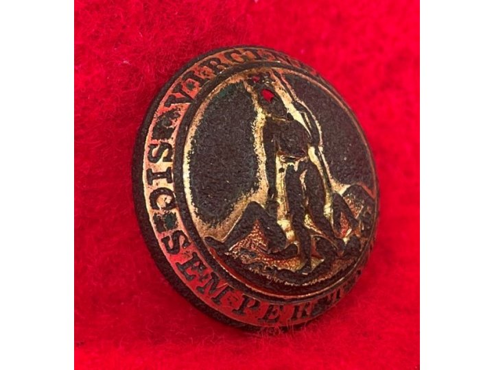 Virginia State Seal Coat Button - Missing Back