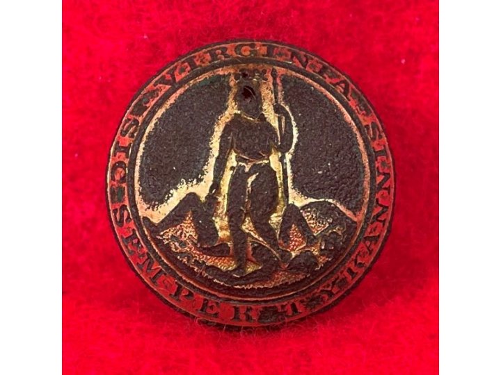 Virginia State Seal Coat Button - Missing Back