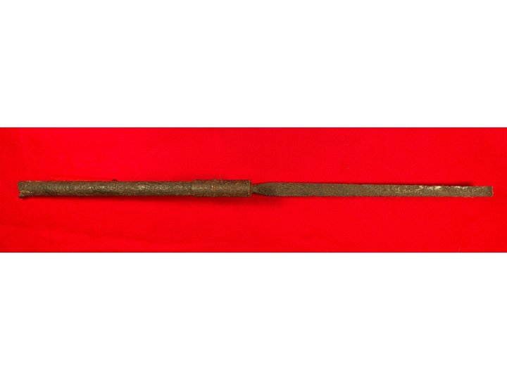 Musket Barrel Section with Bayonet