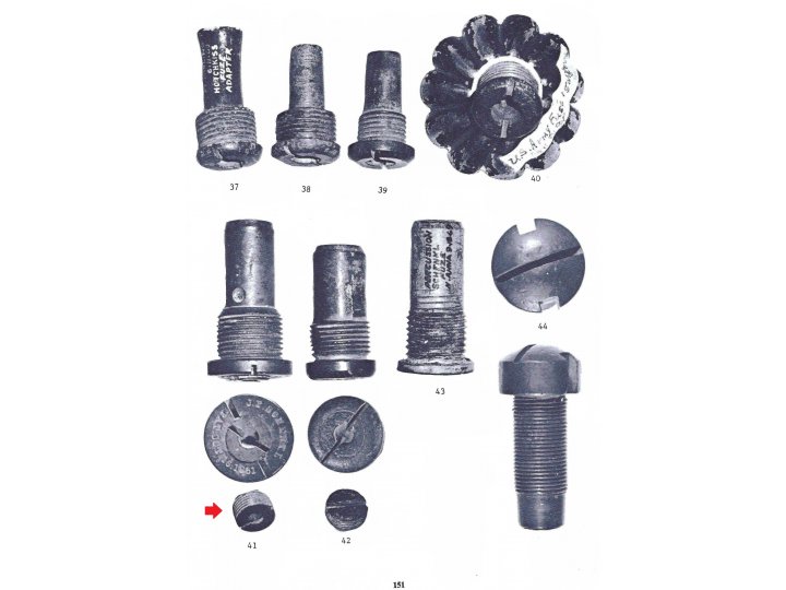 Schenkl Percussion Anvil Cap for Heaviest Caliber Shell 