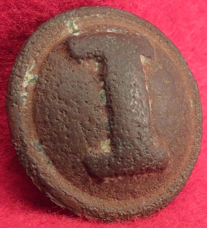 Confederate Infantry Button